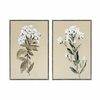 Bee & Willow™ Floral Framed Embellished Canvas Wall Art (set Of 2) - $57.99 (57.01 Off)