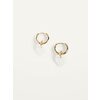 Real Gold-Plated Shell Heart Hoop Earrings For Women - $21.00 ($3.99 Off)