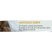 Haystack Tarps