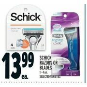 Shick Razors Or Blades - $13.99