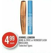 Rimmel London Kind & Free Or Wonder'lash Mascara - $4.99