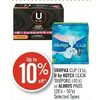 Tampax Cup, U By Kotex Click Tampons Or Always Pads  - Up to 10% off