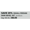Rugall Persian Dark Beige  - $149.99 (25% off)