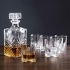 7 Pc B.Rocco Selecta Whiskey Decanter Set - $19.99 (33% off)