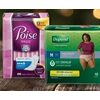 Poise Pads Or Depend Underwear  - $17.99 (Up to $1.00 off)