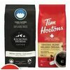 McCafe Whole Bean Coffee, Kicking Horse or Tim Hortons Ground Coffee - $9.99