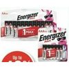 Energizer Max AA or AAA Batteries - Up to 40% off
