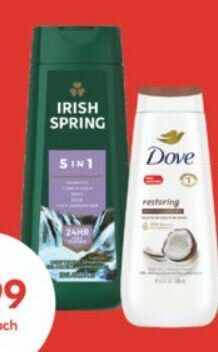  Irish Spring 5-in-1 Shampoo, Conditioner, Body Wash