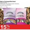 Bulk or Packaged Bird Seed - 15% off