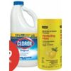 Clorox Bleach, Mr. Clean Liquid or No Name Disinfecting Wipes - $4.49