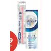 Oral-B Brilliance Manual Toothbrush, Crest 3dwhite Advanced or Pro-Health Advanced Gum Restore Toothpaste - $5.99